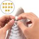 thumbnail image 5 of Cordones elásticos sin lazo Baoblaze para adultos con Hebillas de cápsula Amarillo, 5 of 8