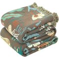 thumbnail image 1 of Couverture en Coton Boho Couvre-Lit Double Face Linge de Lit Housse de Canapé Drap (150 x 200 cm), 1 of 5
