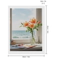 thumbnail image 2 of Diamond Art Kits for Adults - Orange Flowers Seaside Window Painting 5d Diamond Painting for Adults, Diamond Art for Adults Beginners, Frameless Diamond Painting Kits for Adults for Home Wall Decor, 2 of 7