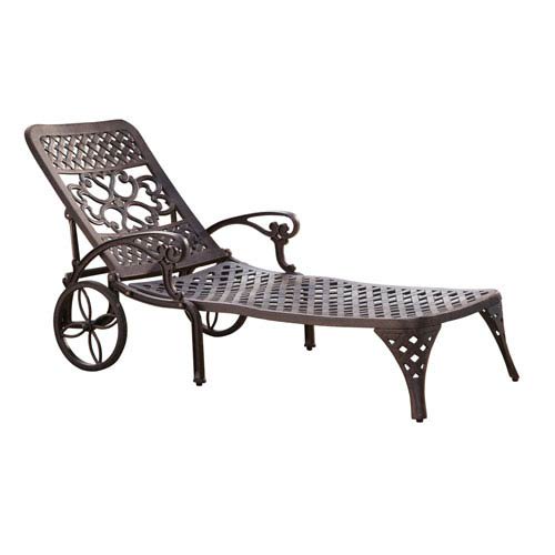 Home Styles Biscayne Outdoor Chaise Lounge Chair - Walmart.com