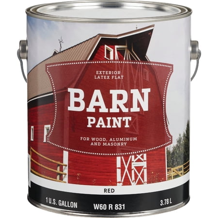 Sherwin-Williams Co. Do it Best Latex Flat Exterior Barn Paint - Single Pack