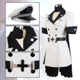 thumbnail image 2 of Cosplay Anime Akame ga KILL Esdeath Chamarra De Manga Larga Bufanda Cinturón Sombrero Conjunto De Disfraces De Halloween, 2 of 3