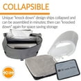 thumbnail image 4 of K&H Pet Products Bucket Booster Pet Seat Heated Knockdown Gray/Gray Large, 4 of 10