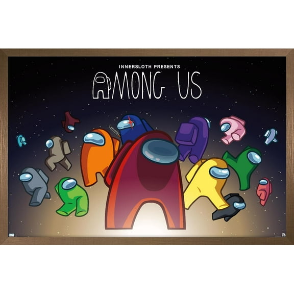 Among Us - Space Wall Poster, 22.375" x 34" Framed