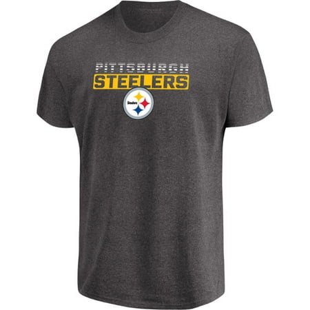 Men's Majestic Heathered Charcoal Pittsburgh Steelers Come Into Play