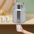 thumbnail image 5 of Beverage Drink Dispenser 304 Stainless Steel Milk Can 6L Milk Transport Barrel with Spigot for Milk and Wine Liquid Storage, 5 of 9
