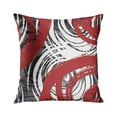 thumbnail image 1 of relayinert Housses de Coussin Décoratives en Polyester Rouge et Noir Élégantes et Douces Durables W0081-18, 1 of 6