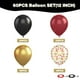 thumbnail image 2 of Globos de fiesta Sowide, color negro borgoña y dorado, 60 unidades, 30 cm, 2 of 7