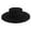 Black, variant on Suede Hats Solid Color Wide Brim Fedora Hat Stylish Comfort Uv Protaection Sun Hat Mint Green
