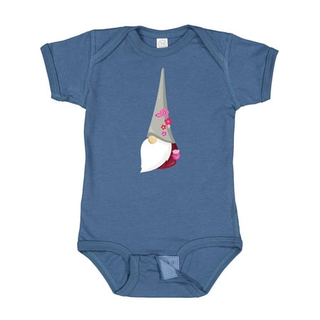 

Inktastic Spring Gnome Cute Gnome Garden Gnome Flowers Gift Baby Girl Bodysuit