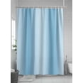thumbnail image 5 of Fsddascl Blue Ombre Shower Curtain Set - Extra Long 72" x 96" Washable Bathtub Curtain with 12 Hooks, Modern Art Farmhouse Waterproof Fabric Stall Shower Curtains for Bathroom/Bathtub Décor, 5 of 6