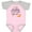 Pink and Heather, variant on Inktastic I Love My Great Grandmother to the Moon and Back Boys or Girls Baby Bodysuit