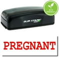 thumbnail image 1 of Large Pre-Inked Pregnant Stamp with Red Ink, 1 of 4