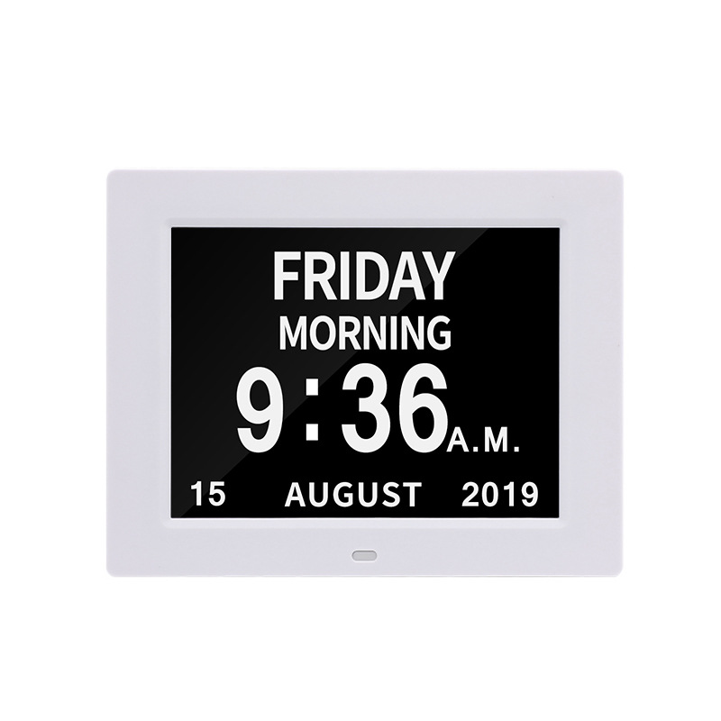 Digital Clock with Daylight Saving and Night Dimming 12 Alarm clocks