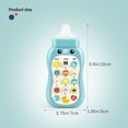 thumbnail image 3 of Partheme Novelty Toys 1 Counts BABY Mobile Phone Toy Early Education Children Reading Toys Blue Pink, 3 of 3