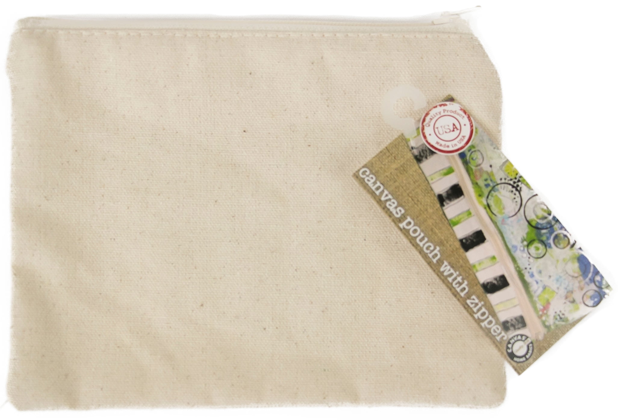 blank canvas bags with zipper