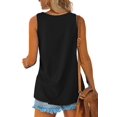 thumbnail image 5 of ROSVIGOR Tank Top for Women Scoop Neck Shirts Loose Fit Summer Sleeveless Tops, 5 of 6