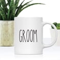 thumbnail image 2 of CTDream Simple Rustic Farmhouse Kitchen Decor 11oz. Ceramic Coffee Tea Mug Gift, Groom, 1-Pack, Wedding Thank You Gift Ideas, 2 of 7