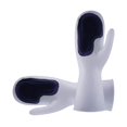 thumbnail image 3 of Billuyoard 1 par de guantes de limpieza para lavar platos, guante para lavar platos de PVC para fregador doméstico, herramienta de limpieza de cocina, Suministros de limpieza para el hogar azul Billuyoard HA000467-01B, 3 of 6