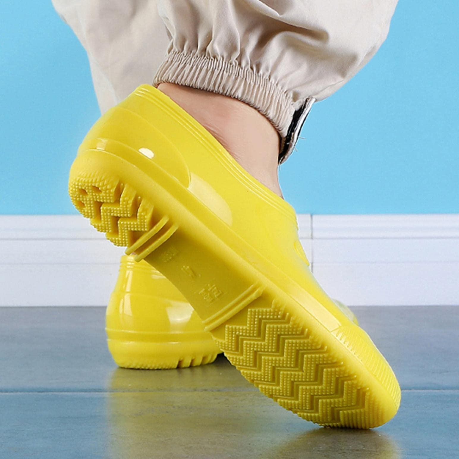 Women Waterproof Rain Boots Mid Calf Rain Boots Waterproof Garden Shoes Outdoor Work Boot for Hunting Gardening Farming