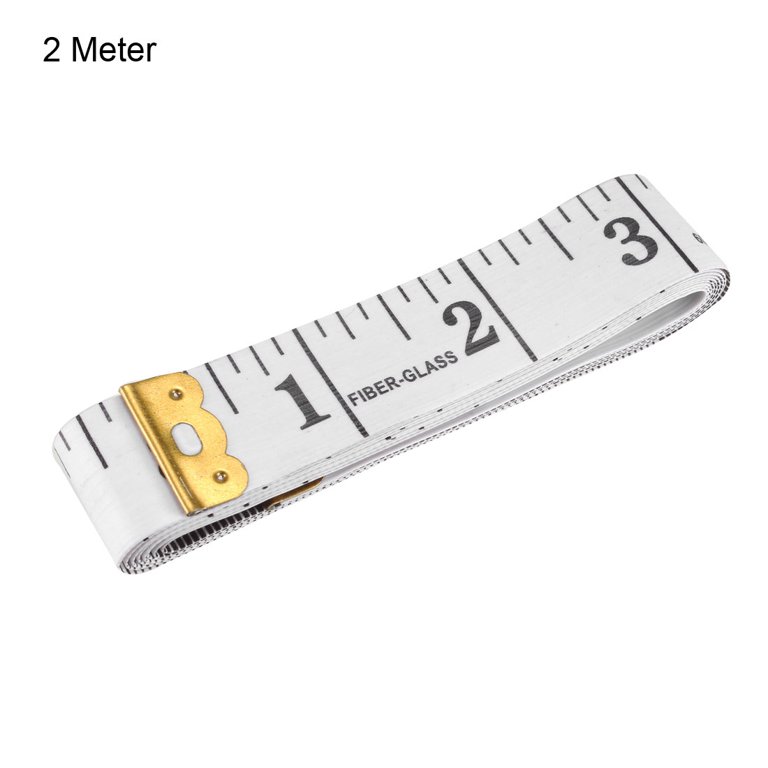 Perfect Measuring Tape for Body Measurements Two Sided Tape Measure 3 Piece Set, Size: 80 & 60 Inches, White