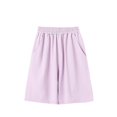 thumbnail image 2 of Girls Shorts Elastic Waist Wide Leg Knee Length Shorts for Kids, 2 of 6