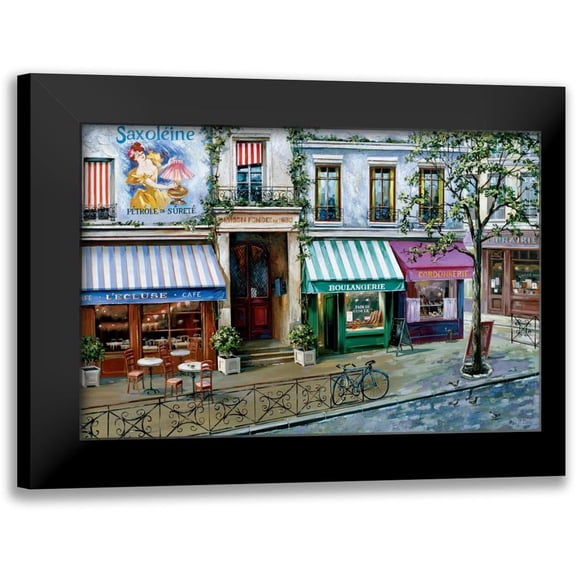 St. John, Mark 14x11 Black Modern Framed Museum Art Print Titled - Rue des Maisons