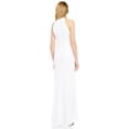 thumbnail image 2 of Calvin Klein Beaded Neck Halter Sleeveless Chiffon Evening Gown Dress, 2 of 2