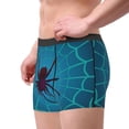 thumbnail image 2 of Yiaed Spider And Cobweb Print Men's Soft Cotton Boxer Shorts Breathable Boxers Underwear Moisture-Wicking Underwear Stretch Boxer Briefs for Man-Medium, 2 of 5