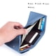 thumbnail image 3 of Mini Wallet Small Women's Top Layer Cowhide Foldable Portable Slim Design for Office, Wallet for Travel, Leather Material Compact Storage, Credit Card Holder, for Bedroom, 3 of 8