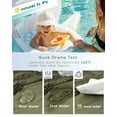 thumbnail image 4 of Gorro de sol FURTALK Baby con solapa en el cuello UPF 50+ para 0-4T, color beige, 4 of 8