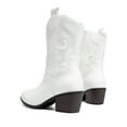 thumbnail image 6 of BURUDANI Women's Western Ankle Cowboy Boots with Embroidery, 6 of 7