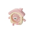 thumbnail image 3 of TTJ Handheld Fan Small Fan Cute House Shaped Mini Desk Fan Rechargeable Individual Fan With Animation Plan For Home Office Bedroom Youth Bedroom, 3 of 7