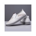 thumbnail image 4 of UKAP Mens Comfort Non-Slip Casual Shoes Business Lightweight Slip On White 7, 4 of 6