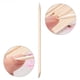 thumbnail image 5 of Herramientas para uñas Palitos de naranja Palitos de madera Piel muerta Empujador Palitos de naranja de doble cabeza de 11,4 cm 100 bolsas Palitos de punta para taladro, 5 of 5
