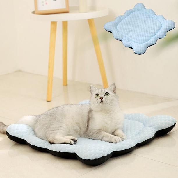 ¡Precios Increíbles!, Alfombrilla de malla lateral para mascotas Herramienta fresca de verano Transpirable Cómoda Mascota Fresca Nueva experiencia Akmoler