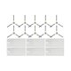thumbnail image 1 of Filtros Cepillos Laterales LzGUNGY para Robot Aspirador K2 Life M210 M210S M210B M213 Hy Blanco, 1 of 5