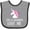 Heather and Black, variant on Inktastic Gigi and Grandpa Love Me Unicorn Grandchild Girls Baby Bib