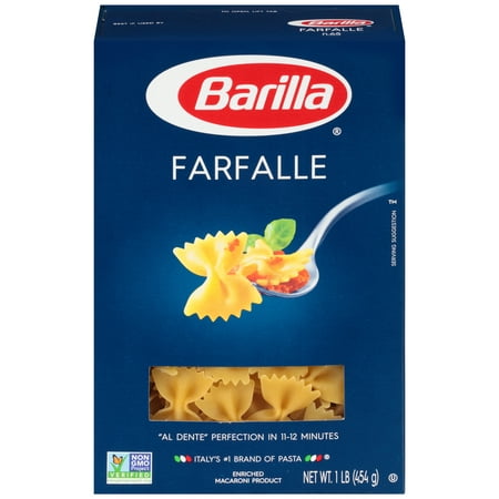 (4 pack) Barilla Pasta Farfalle, 1.0 LB