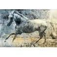 thumbnail image 2 of Grey, Jace 24x17 Gold Ornate Wood Framed with Double Matting Museum Art Print Titled - Washed Out Horse, 2 of 4