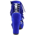 thumbnail image 2 of bar III Nero Fringe Dress Sandals - Cobalt, 2 of 5