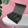 thumbnail image 1 of Maoww Boîte de Rangement pour Cartes de Jeu à Double Compartiments Usages Multiples Noir Gris, 1 of 9