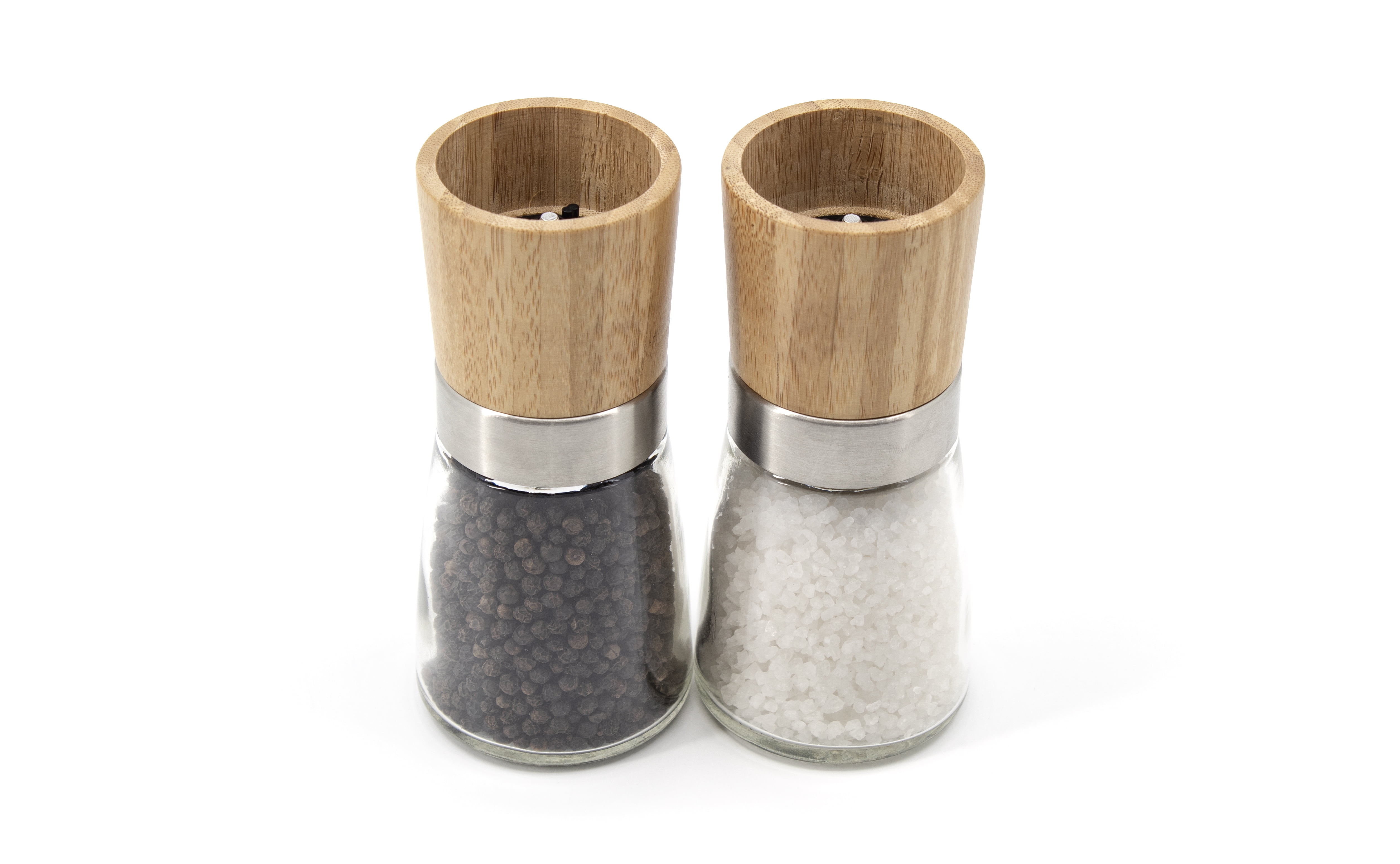 Kamenstein 2pc Grinders, 2pc Salt and Pepper Grinder