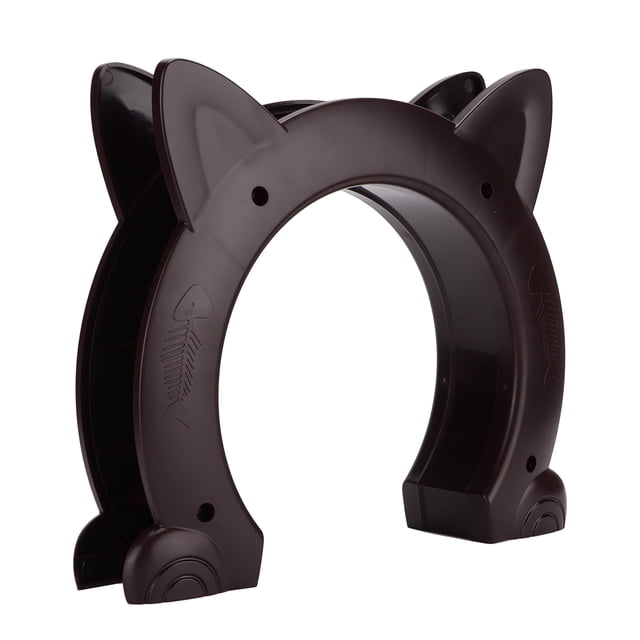ESTINK Cat Door, ABS Material Easy To Install Pet Gate For Window For Household Doors For Interior Exterior