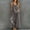 Gray women two piece lounge set a1, variant on sdhkgrrt Women's 2 Piece Lounge Outfit V Neck Sleeveless Tank Matching Wide Leg Pants Loose Boho Vacation Casual Set Solid Travel Tracksuit Clothing, Black M