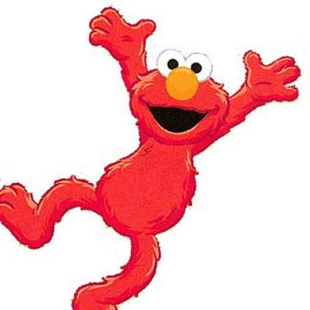 Wall Decor Jungle Accent Murals Blue Mountain Wallcoverings 12440786 Sesame Street Elmo Time To Learn Large Wall Accent Mural ()