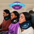 thumbnail image 3 of Cabeau Evolution X Adjustable Memory Foam Travel Neck Pillow, Diamond/Black, 3 of 7