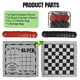 thumbnail image 4 of Juego de mesa Giant Checkers QuadPro 3 en 1 con alfombrilla, 4 of 7