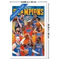 thumbnail image 3 of NBA Oklahoma City Thunder - 2025 NBA Finals Champions Wall Poster, 14.725" x 22.375" Framed, 3 of 5