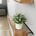 thumbnail image 6 of Mainstays 8.5" Artificial Eucalyptus Plant in Cream Pot, 6 of 9
